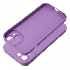 Apple iPhone 15 Case Roar Luna Monochrome, Stylish, An aesthetic accessory  Violet 