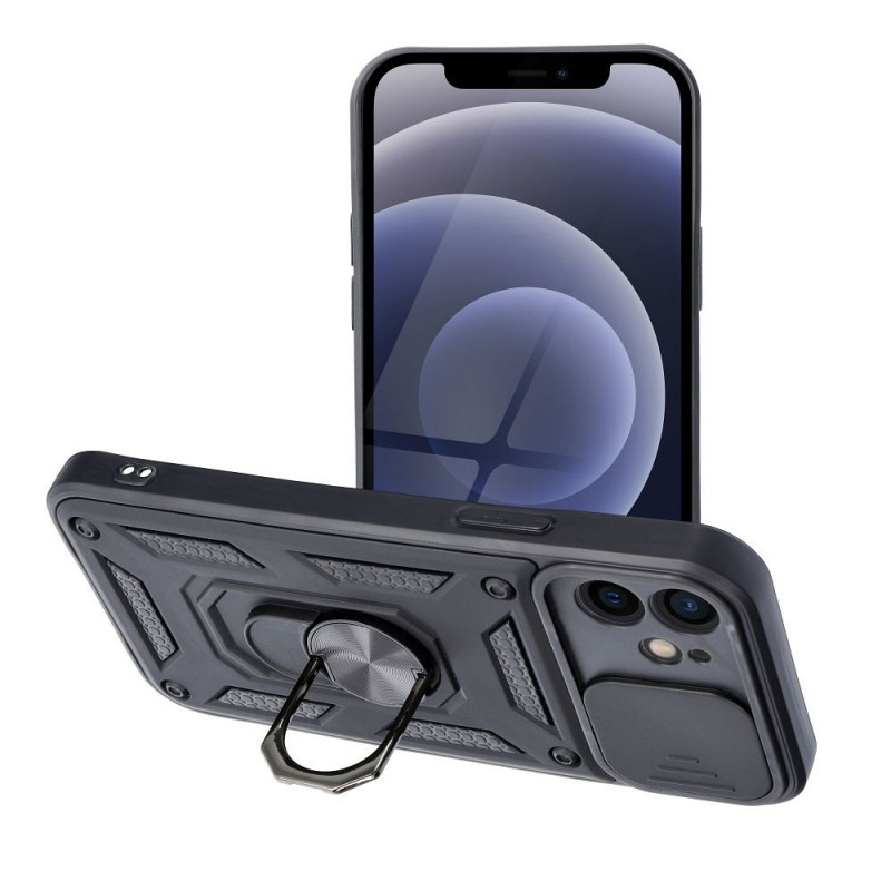 Apple iPhone 12 Case Slide Armor Black 