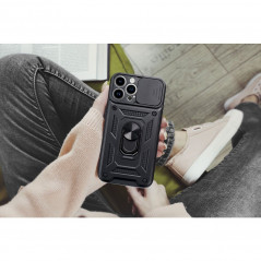 XIAOMI Redmi 9A Case Slide Armor Black 