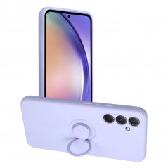 Samsung Galaxy A54 Case Silicone ring Violet 