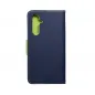 Samsung Galaxy A54 Wallet Cases Fancy Book Navy / Lime 