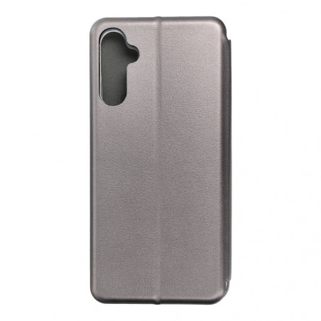 Samsung Galaxy A14 LTE Wallet Cases Book Elegance Elegant  Grey 