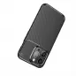 XIAOMI 12 Lite Case Carbon premium Elegant  Black 