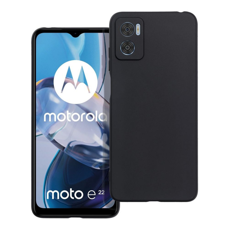 Motorola Moto E22 Case MATT Black 