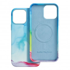 Apple iPhone 13 Pro Max Case Leather Mag Cover Elegant  MagSAFE  Color splash 