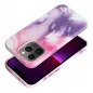 Apple iPhone 13 Pro Case Leather Mag Cover Elegant  MagSAFE  Purple splash 