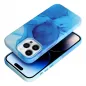 Apple iPhone 12 Pro Max Case Leather Mag Cover Elegant  MagSAFE  Blue splash 