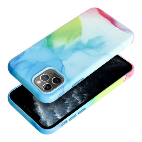 Apple iPhone 11 Pro Case Leather Mag Cover Elegant  MagSAFE  Color splash