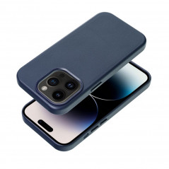 Apple iPhone 14 Pro Case Leather Mag Cover Elegant  MagSAFE  Indigo blue 