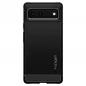 Google Pixel 6 Case Spigen Rugged Armor Carbon Fibre, Elegant  Matte black 