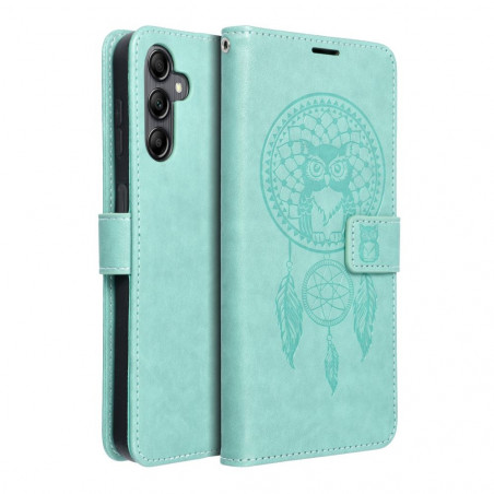 Samsung Galaxy A14 LTE Wallet Cases MEZZO Book Dreamcatcher  Green 