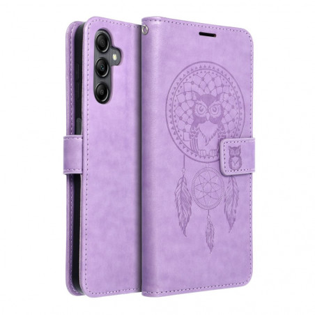 Samsung Galaxy A14 LTE Wallet Cases MEZZO Book Dreamcatcher  Purple 