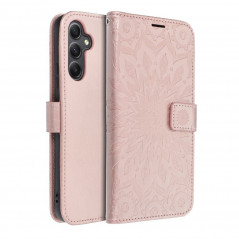 Samsung Galaxy A34 Wallet Cases MEZZO Book Mandala  Rose gold 