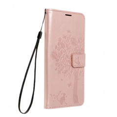 Samsung Galaxy A54 Wallet Cases MEZZO Book Tree  Rose gold 