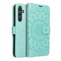 Samsung Galaxy A54 Wallet Cases MEZZO Book Mandala  Green 