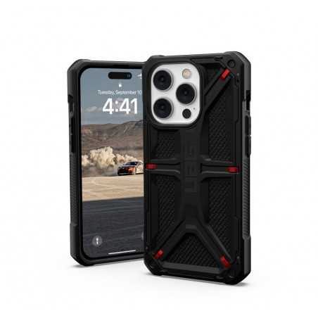 Apple iPhone 13 Case Urban Armor Gear Monarch Premium case  MagSAFE  Kevlar black