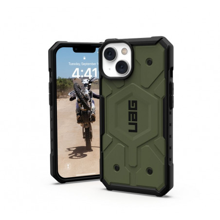 Apple iPhone 14 Plus Case Urban Armor Gear Pathfinder Premium case  MagSAFE  Olive