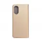 Oppo A17 Wallet Cases Smart Case Book Gold 