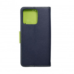 realme Narzo 50A Wallet Cases Fancy Book Navy / Lime 