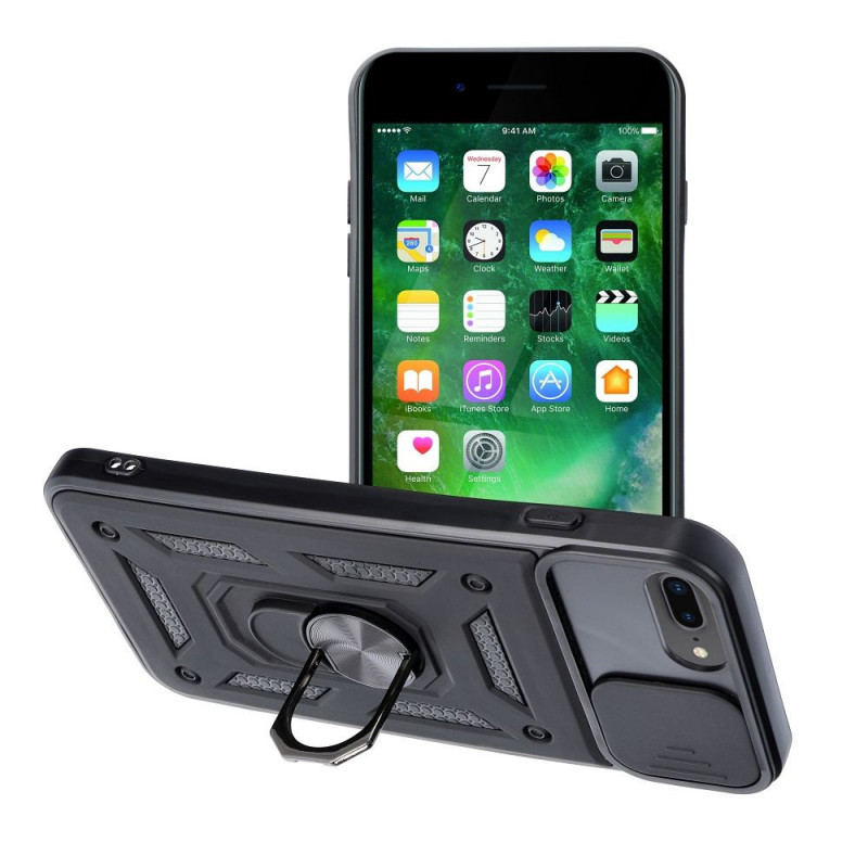 Apple iPhone 8 Plus Case Slide Armor Black 