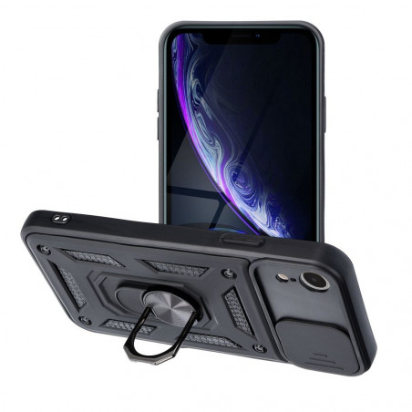 Apple iPhone XR Case Slide Armor Black 