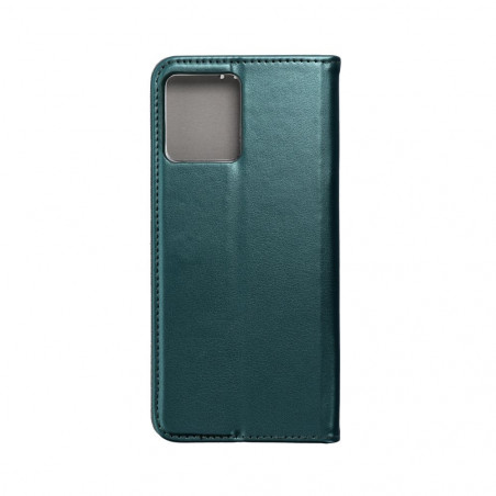 Motorola Edge 30 Fusion 5G Wallet Cases Smart Magneto book Dark green 