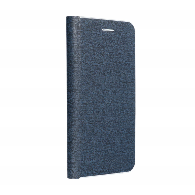 Samsung Galaxy A34 Wallet Cases LUNA Book Carbon Carbon Fibre, Elegant  Blue 