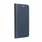 Samsung Galaxy A34 Wallet Cases LUNA Book Carbon Carbon Fibre, Elegant  Blue 