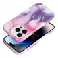 Apple iPhone 14 Pro Case Leather Mag Cover Elegant  MagSAFE  Purple splash 