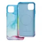 Apple iPhone 11 Pro Max Case Leather Mag Cover Elegant  MagSAFE  Color splash 