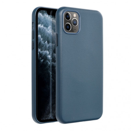 Apple iPhone 11 Pro Max Case Leather Mag Cover Elegant  MagSAFE  Indigo blue