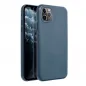 Apple iPhone 11 Pro Max Case Leather Mag Cover Elegant  MagSAFE  Indigo blue 