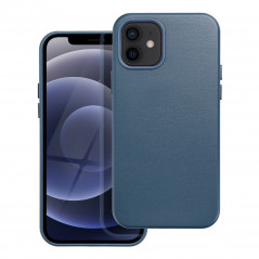 Apple iPhone 12 Case Leather Mag Cover Elegant  MagSAFE  Indigo blue 