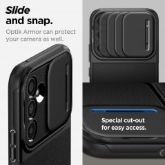 Samsung Galaxy A54 Case Spigen Optik Armor Black 