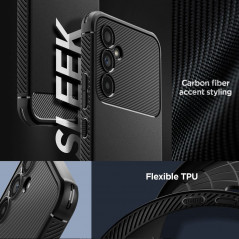 Samsung Galaxy A54 Case Spigen Armor Carbon Fibre, Elegant  Black