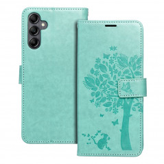 Samsung Galaxy A14 LTE Wallet Cases MEZZO Book Tree  Green 