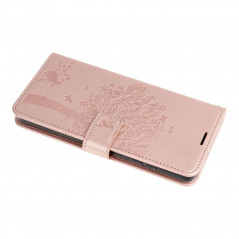 Samsung Galaxy A34 Wallet Cases MEZZO Book Tree  Rose gold 