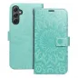 Samsung Galaxy A34 Wallet Cases MEZZO Book Mandala  Green 