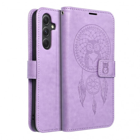 Samsung Galaxy A54 Wallet Cases MEZZO Book Dreamcatcher  Purple 