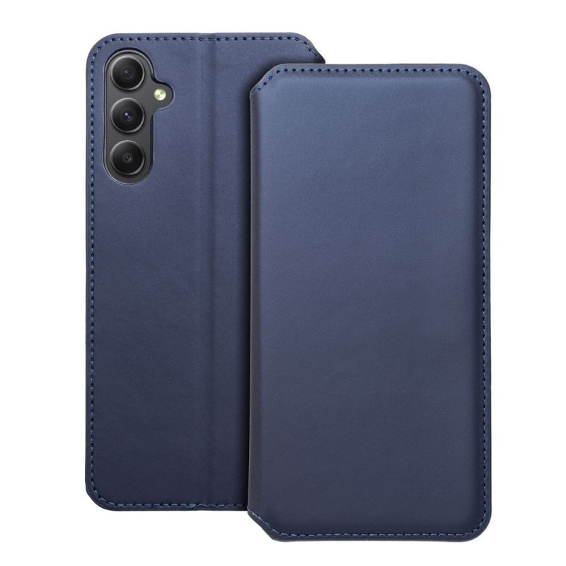 Samsung Galaxy A34 Wallet Cases Dual Pocket book Navy 