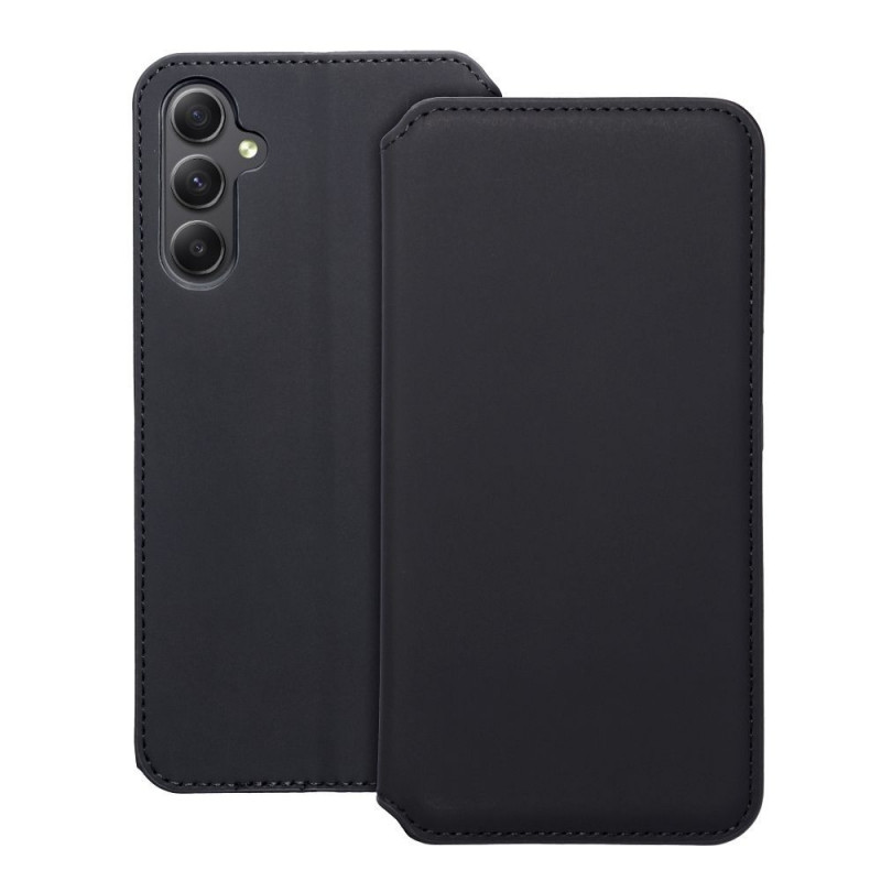 Samsung Galaxy A34 Wallet Cases Dual Pocket book Black 