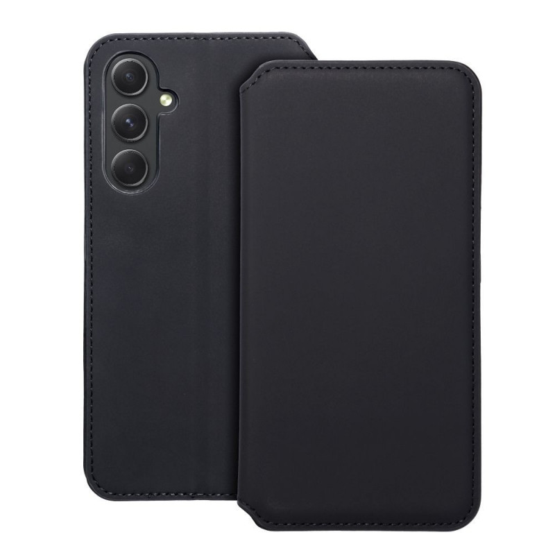 Samsung Galaxy A54 Wallet Cases Dual Pocket book Black 