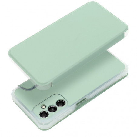 Samsung Galaxy A14 LTE Wallet Cases Piano Book Light green