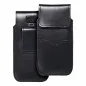 Apple iPhone 6 6S Univerzálne puzdro, Belt Holster ROYAL - Leather universal flap pocket Black 