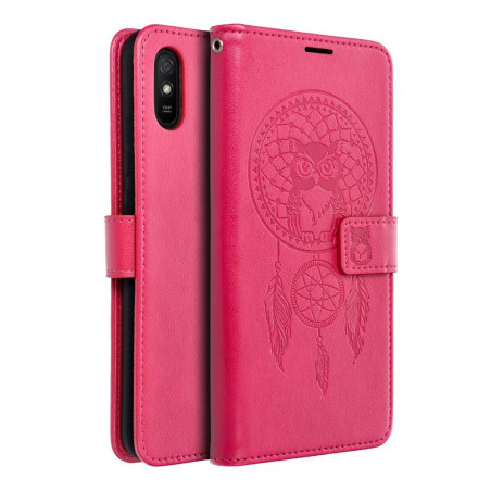 XIAOMI Redmi 9C Wallet Cases MEZZO Book Dreamcatcher  Magenta 