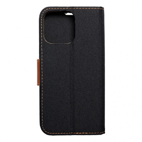 Apple iPhone 15 Pro Max Wallet Cases CANVAS Book Black 