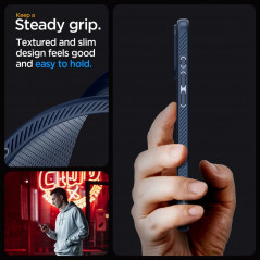 Apple iPhone 15 Pro Case Spigen  Liquid Air Navy blue 