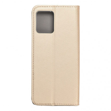 Motorola Moto G14 Wallet Cases Smart Case Book Gold 