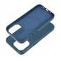 Apple iPhone 15 Pro Case Leather Mag Cover Elegant  MagSAFE  Indigo blue 