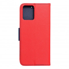 Motorola Moto G14 Wallet Cases Fancy Book Red / Navy 